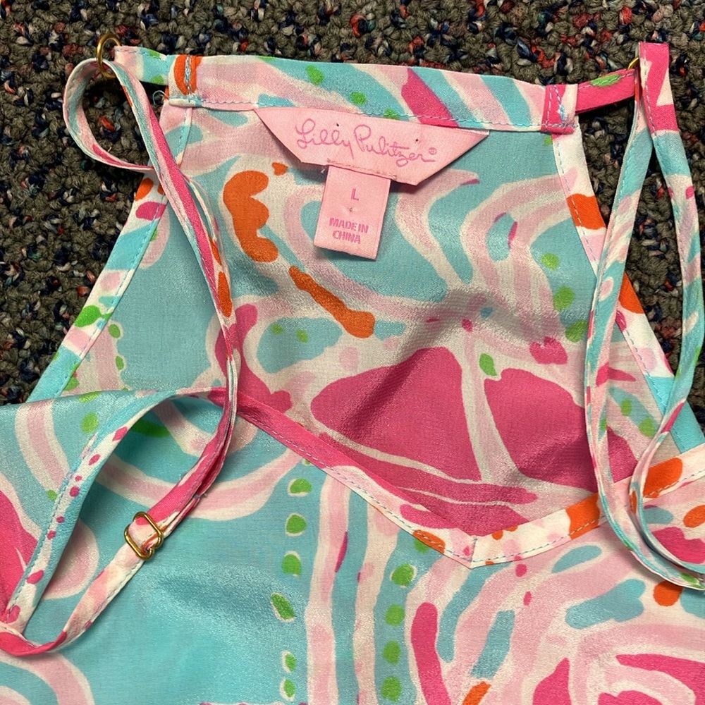 Colorful Swirl Pattern Tank Top - Picture 3 of 3